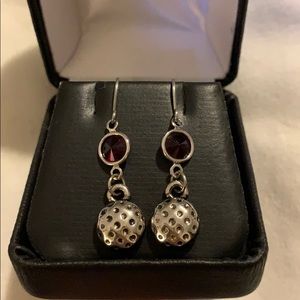 Red Golf Ball Earrings 🏌🏻‍♀️